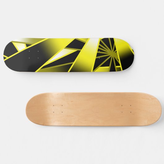 Bumblebee verloopkleur Vulling perspectieftekening Persoonlijk Skateboard (Horizontaal)