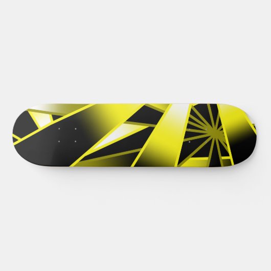 Bumblebee verloopkleur Vulling perspectieftekening Persoonlijk Skateboard (Horizontaal)