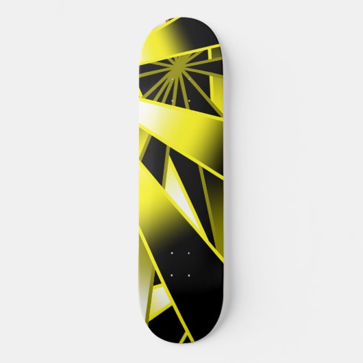 Bumblebee verloopkleur Vulling perspectieftekening Persoonlijk Skateboard (Voorkant)