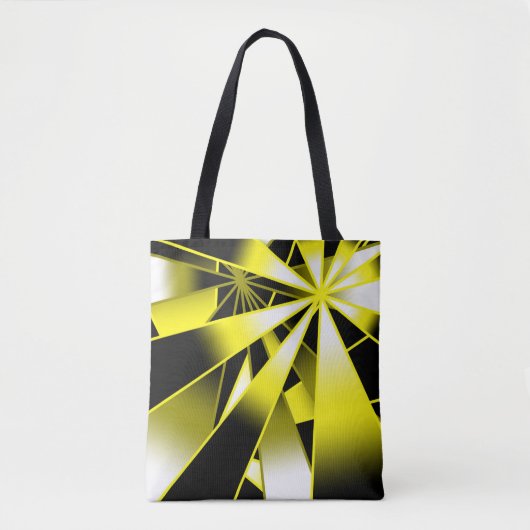 Bumblebee verloopkleur Vulling perspectieftekening Tote Bag (Voorkant)