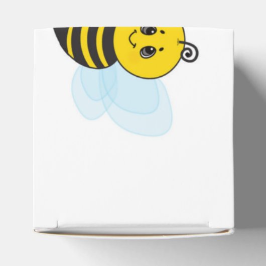 Bumblebee vliegende gele zwarte bijen bedankdoosjes (Bovenkant)