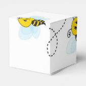 Bumblebee vliegende gele zwarte bijen bedankdoosjes (Achterkant)