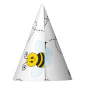 Bumblebee vliegende gele zwarte bijen feesthoedjes (Achterkant)