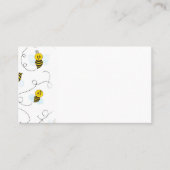 Bumblebee vliegende gele zwarte bijen plaatskaartje (Voorkant)