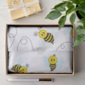 Bumblebee vliegende gele zwarte bijen tissuepapier (Geschenk)