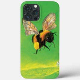 Bumblebee vliegende illustratie Case-Mate iPhone case