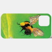 Bumblebee vliegende illustratie Case-Mate iPhone case (Achterkant (horizontaal))