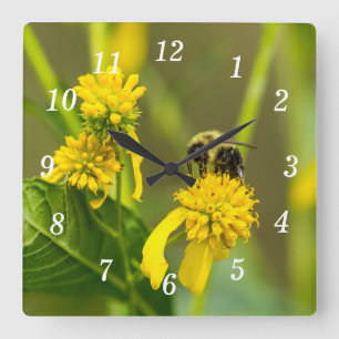 Bumblebee wandklok