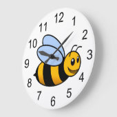 Bumblebee-wandklok Grote Klok (Hoek)