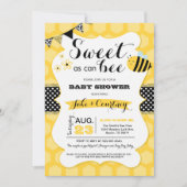 Bumblebee zoet als Baby shower Kaart (Voorkant)