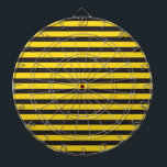 Bumblebee zwarte gele horizontale lijnen Bumble Be Dartbord<br><div class="desc">Als je iedereen wilt shows hoeveel je van bijen houdt, zal dit leuke en leuke design met zwarte en gele horizontale strepen iedereen het merken. Dit is de ideale optie voor dierenvrienden! Je zult zien hoe iedereen van de schattige hommel-esthesie houdt die dit ontwerp heeft door twee kleuren te combineren....</div>