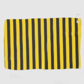 Bumblebee zwarte gele horizontale lijnen Bumble Be Golfhanddoek (Horizontaal)