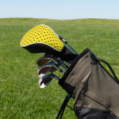 Bumblebee zwarte vlekken Gele staafbrij Golfheadcover (Insitu)