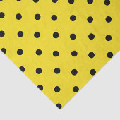 Bumblebee zwarte vlekken Gele staafbrij Tissuepapier (Detail)