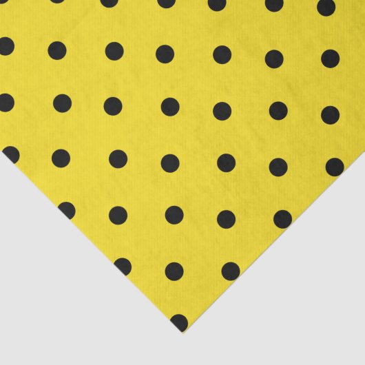 Bumblebee zwarte vlekken Gele staafbrij Tissuepapier (Detail)