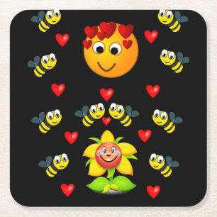 BumblebeenOnderzetters Kartonnen Onderzetters