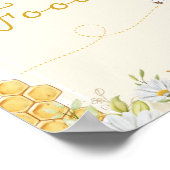 Bumblebeenpartij Baby Bridal-bijendouche Poster (Hoek)
