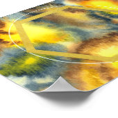 Bumblebeenposter/sjabloon kristallraster poster (Hoek)