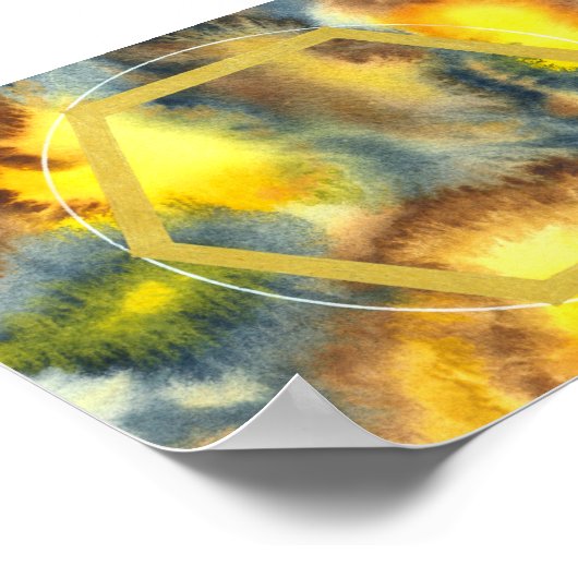 Bumblebeenposter/sjabloon kristallraster poster (Hoek)