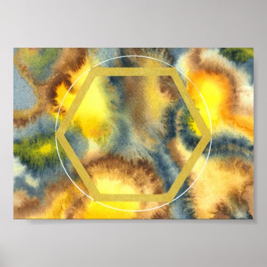 Bumblebeenposter/sjabloon kristallraster poster (Voorkant)