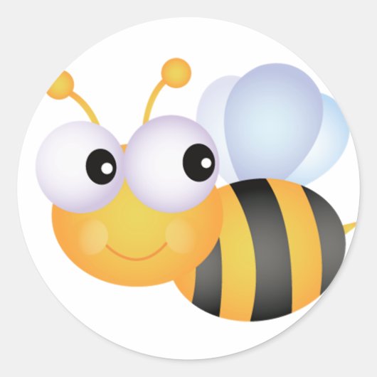 BumblebeenStickers Ronde Sticker (Voorkant)