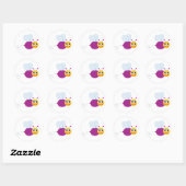 BumblebeenStickers Ronde Sticker (Vel)