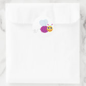 BumblebeenStickers Ronde Sticker (Tas)