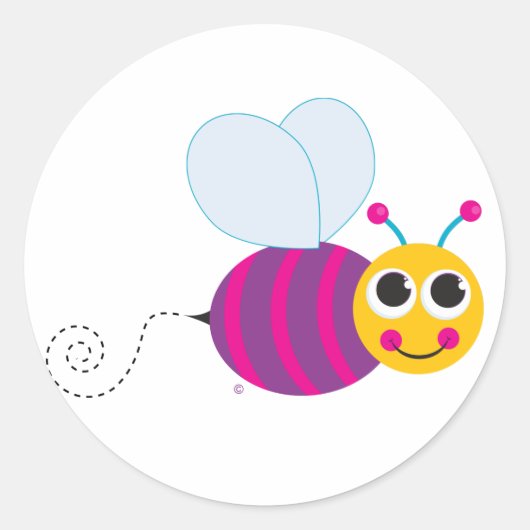 BumblebeenStickers Ronde Sticker (Voorkant)