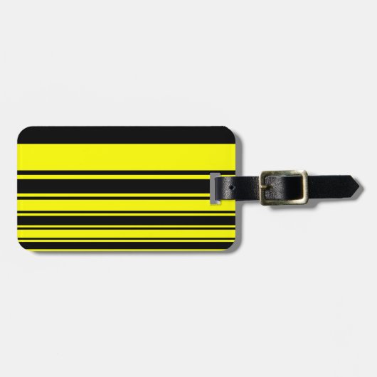 Bumblebeenstrepen Bagagelabel (Voorkant horizontaal)