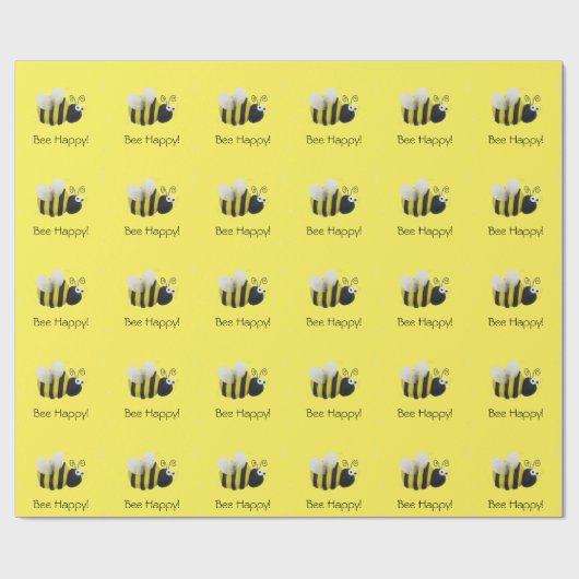 Bumblebeenverpakkingspapier Cadeaupapier (Vlak)