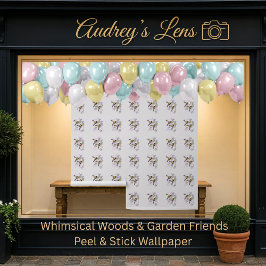 Bumblebees & Chinese Lilac Peel & Stick Behang