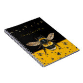 Bumblebees Personalized Gardening Journal Notitieboek (Rechterzijde)