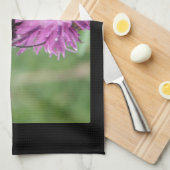 Bumblebei op een Thistle Kitchen Towel Theedoek (Quarter Fold)
