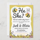 Bumblebei van de bijen Baby, die hij of zij onthul Kaart (Voorkant)