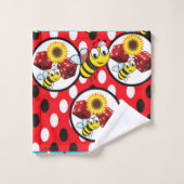 Bumblebei voor handdoeksets bad handdoek (Wasdoekje)