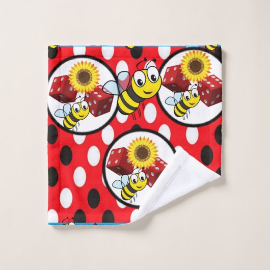 Bumblebei voor handdoeksets bad handdoek (Wasdoekje)