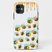 Bumblebijen en honingwit Case-Mate iPhone case (Achterkant)