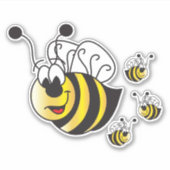 Bumblebijen Sticker (Voorkant)