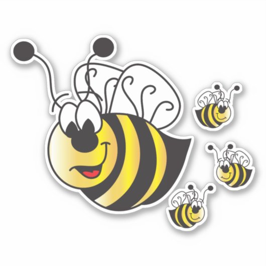 Bumblebijen Sticker (Voorkant)