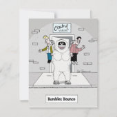 Bumbles Bouncer Feestdagenkaart (Voorkant)