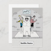 Bumbles Bouncer Feestdagenkaart (Voorkant / Achterkant)