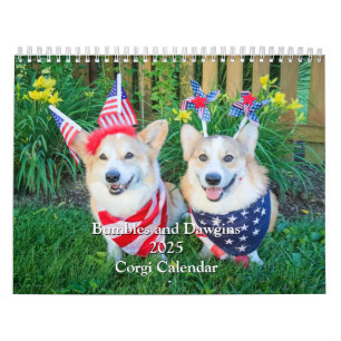 Bumbles en Dawgins 2025 Corgi Kalender