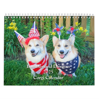 Bumbles en Dawgins 2025 Corgi Kalender