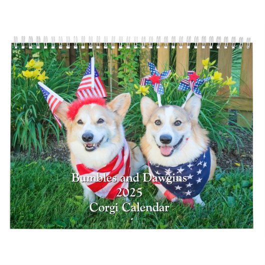 Bumbles en Dawgins 2025 Corgi Kalender (Hoes)