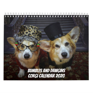 Bumbles en Dawgins Corgi Calendar 2020 Kalender