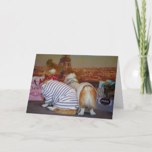 Bumbles en Dawgins corgi Jubileum Card Kaart