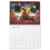 Bumbles en Dawgins Corgi Kalender 2026 (Jan 2027)