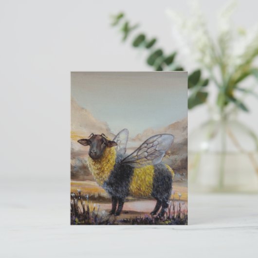 Bumblesheep Briefkaart (Staand voorkant)