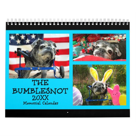 Bumblesnot 2018 Memorial Calendar Kalender (Hoes)