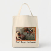 Bumblesnot Canvas tas: Vergeet de bacterie niet! Tote Bag (Voorkant)